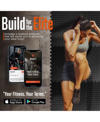 6-Piece Puzzle Exercise Mat, EVA Foam Tiles, Black