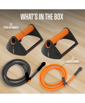 Multi-Function Push-Up Rack with Resistance Bands for Home Workouts