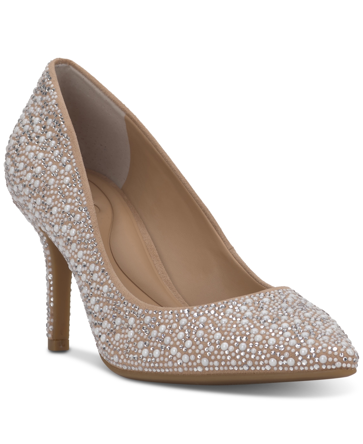INC INTERNATIONAL CONCEPTS WOMEN'S ZITAH EMBELLISHED POINTED TOE PUMPS, CREATED FOR MACY'S 