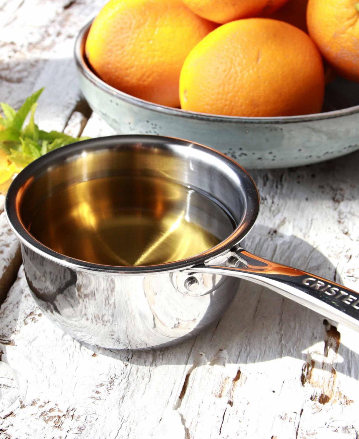 Cristel Castel Pro Mini 0.5-qt. Stainless Steel Saucepan In No Color