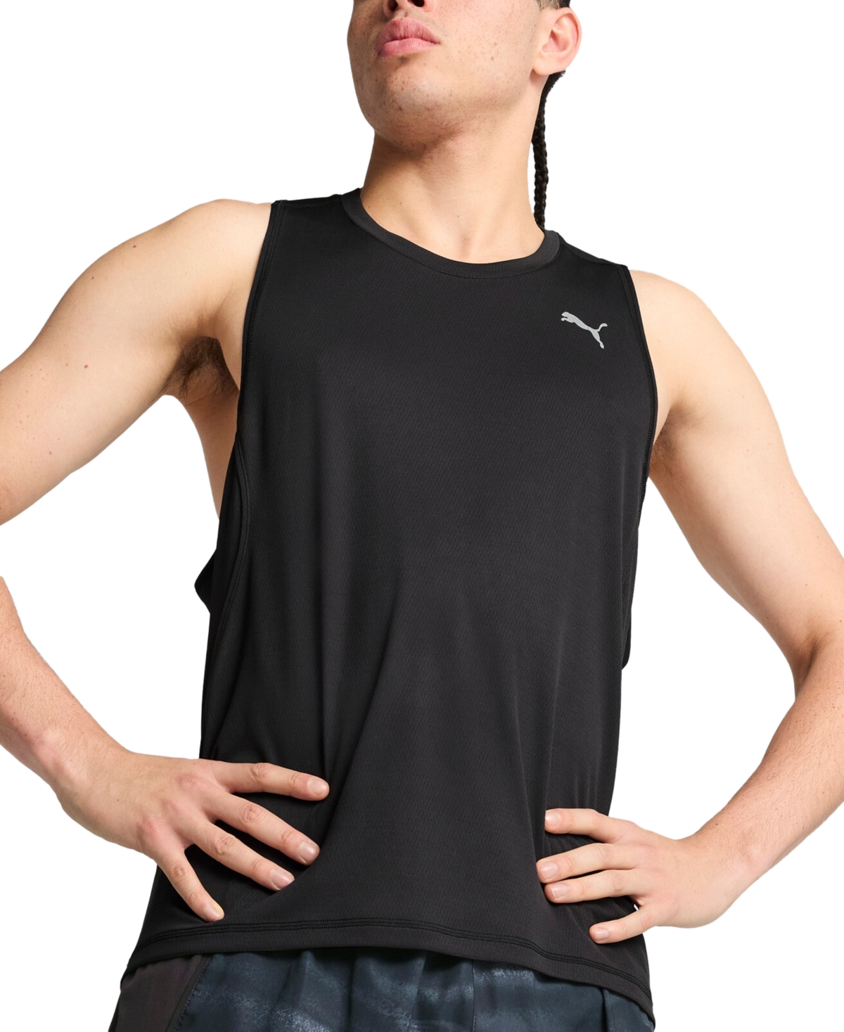 Puma Men's Run Velocity Tank Top In  Black