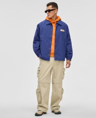 Men's Nylon Ripstop Coaches Jacket, Exclusively at Macy's