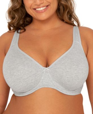 Women's Fit for Me Collection: 2-Pack Unlined Underwire Bra-Cotton Comfort & Pinch-Free Straps