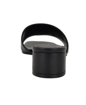 Women's Penni Logo Block Heel Slip-On Sandals