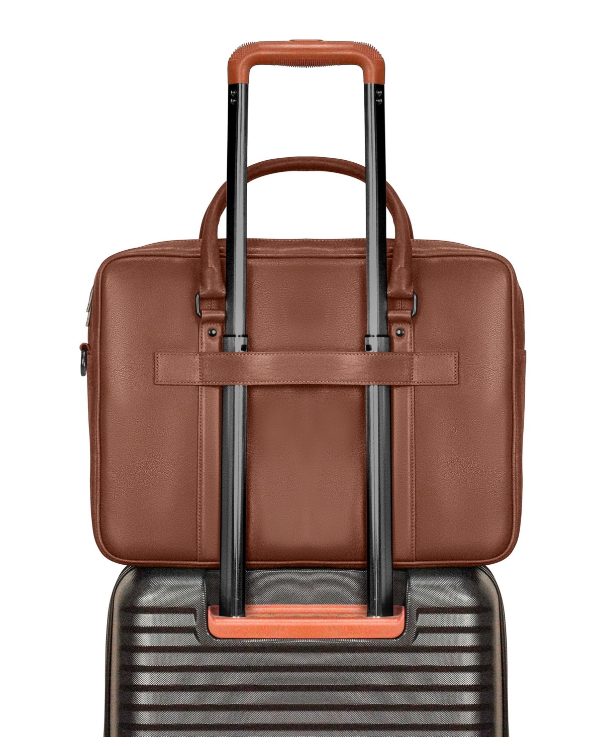 Champs Onyx Collection Leather Briefcase In Brown