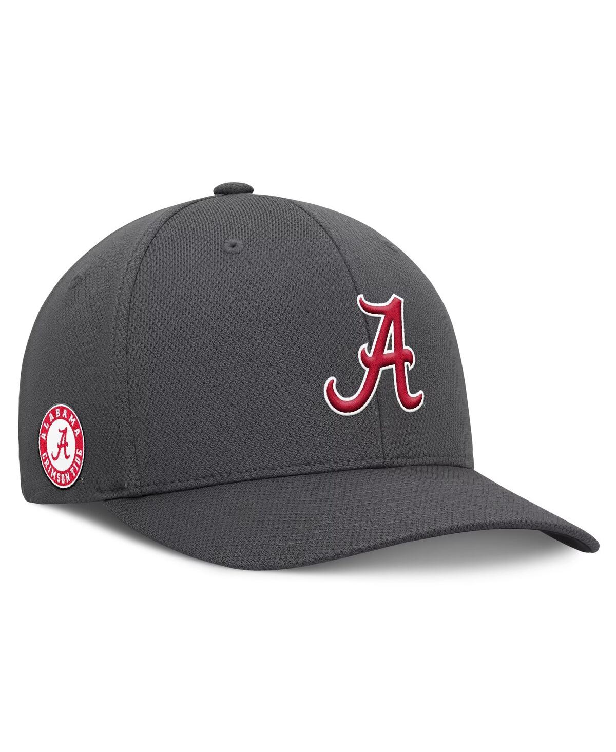 Men's Charcoal Alabama Crimson Tide Reflex Logo Flex Hat - Charcoal