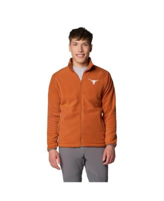 Columbia - Men's Texas Orange Texas Longhorns Flanker IV Fleece Raglan Full-Zip Jacket