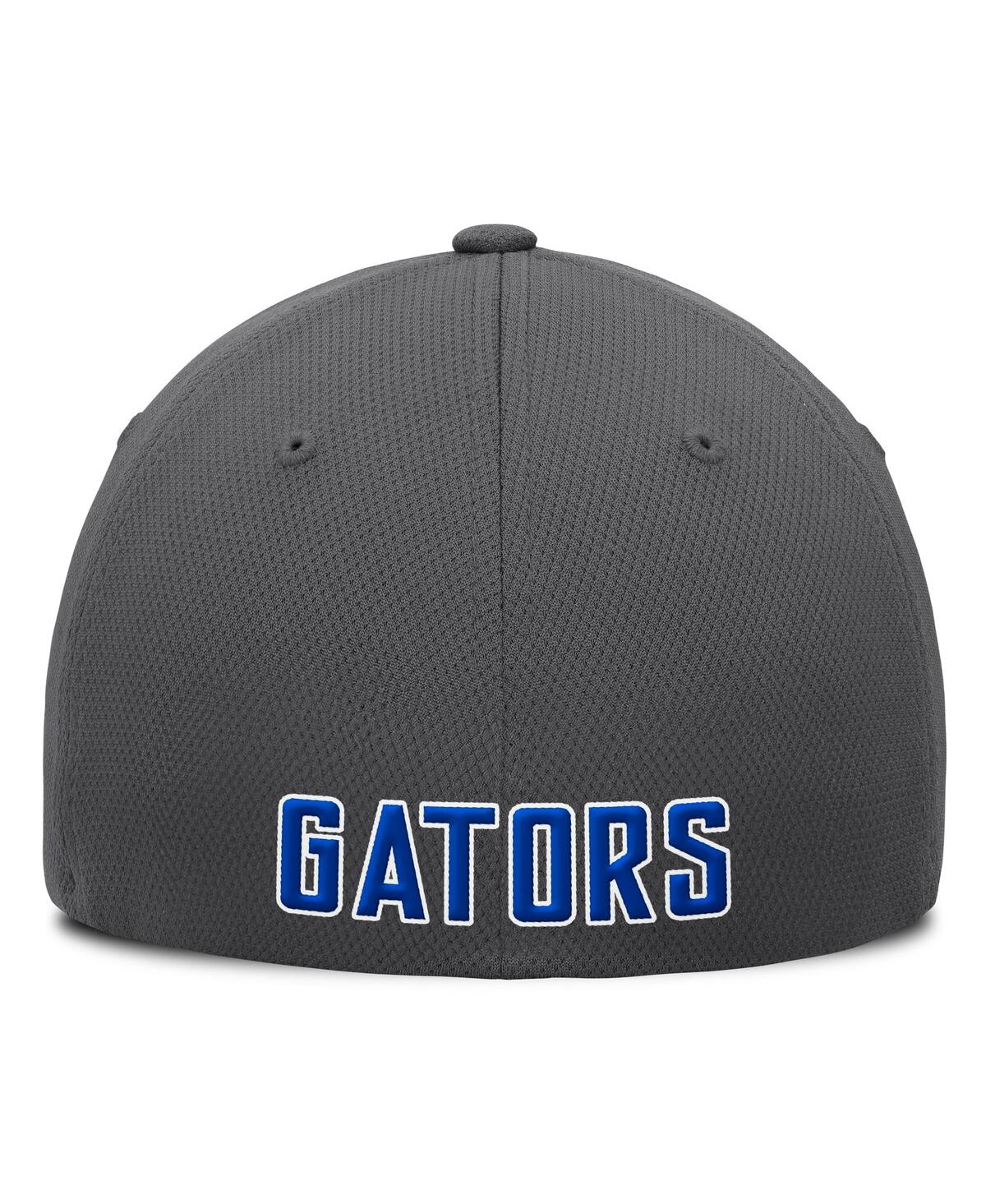 TOP OF THE WORLD MEN'S CHARCOAL FLORIDA GATORS REFLEX LOGO FLEX HAT