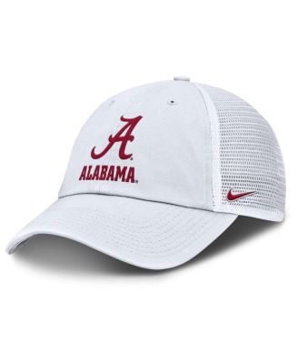 Nike - Men's White Alabama Crimson Tide Club Trucker Adjustable Hat