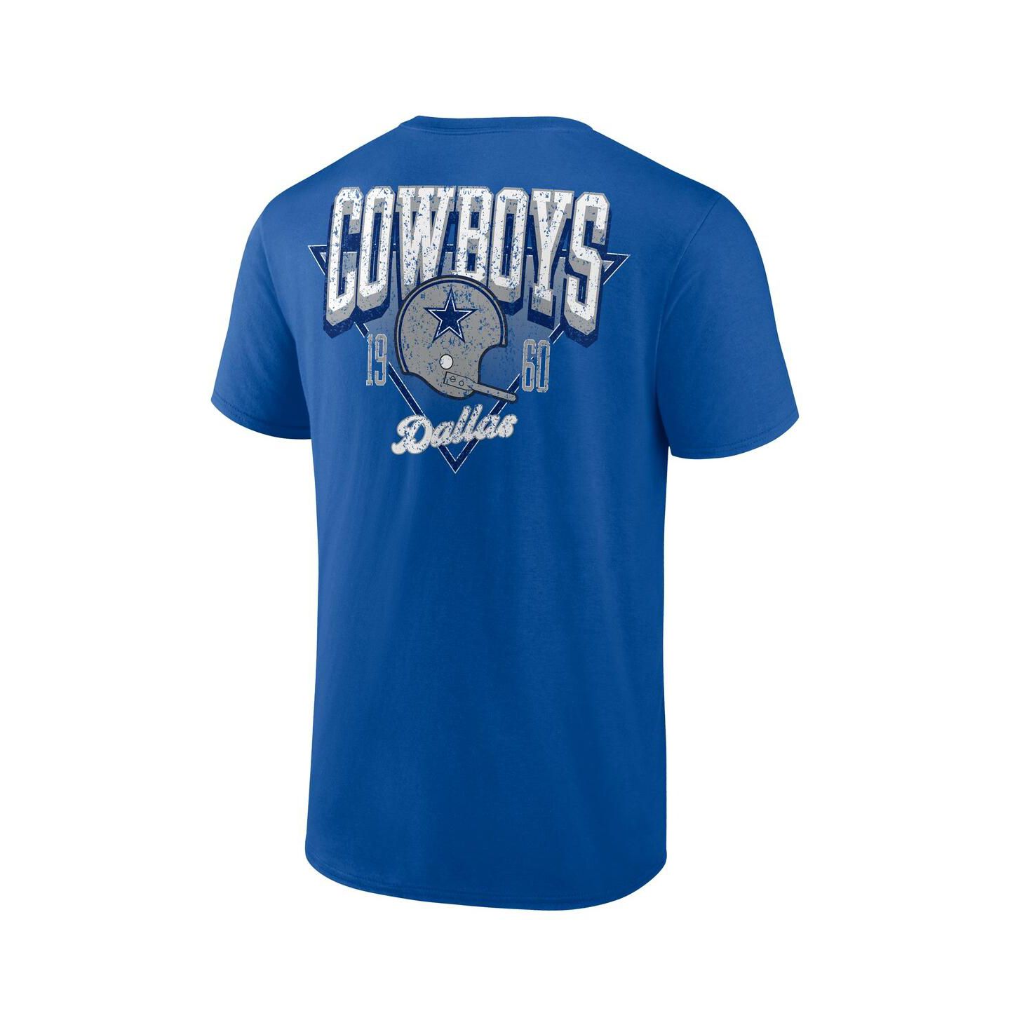 Мужская футболка Fanatics Royal Dallas Cowboys Never Over — фото 2