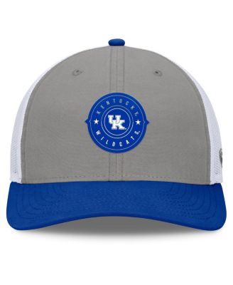 Men's Gray/Royal Kentucky Wildcats Rob Trucker Adjustable Hat