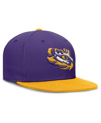 Men's Purple/Gold LSU Tigers Two-Tone Primetime Performance Fitted Hat