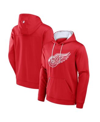 Fanatics - Men's Red Detroit Red Wings Defender Pullover Hoodie