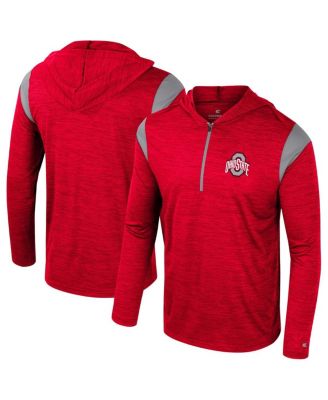 Colosseum - Men's Scarlet Ohio State Buckeyes Dozer Half-Zip Windshirt