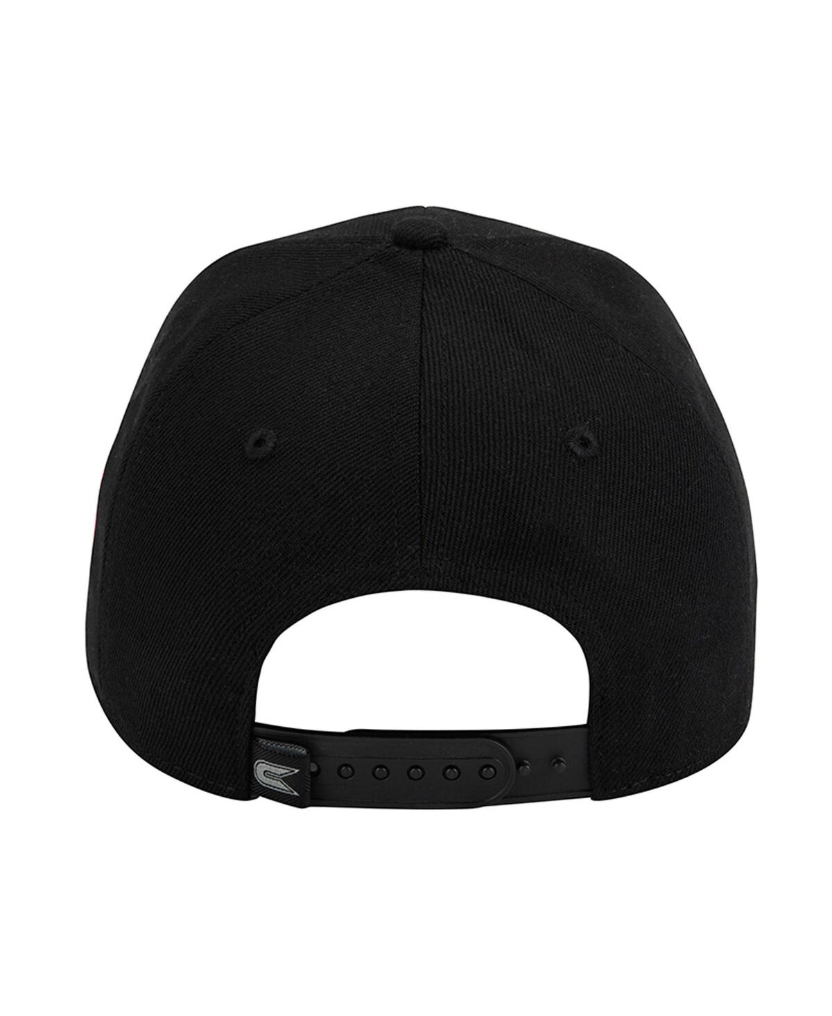 Colosseum Men's Black/scarlet Ohio State Buckeyes On Our Honor Adjustable Hat In Black,scarlet