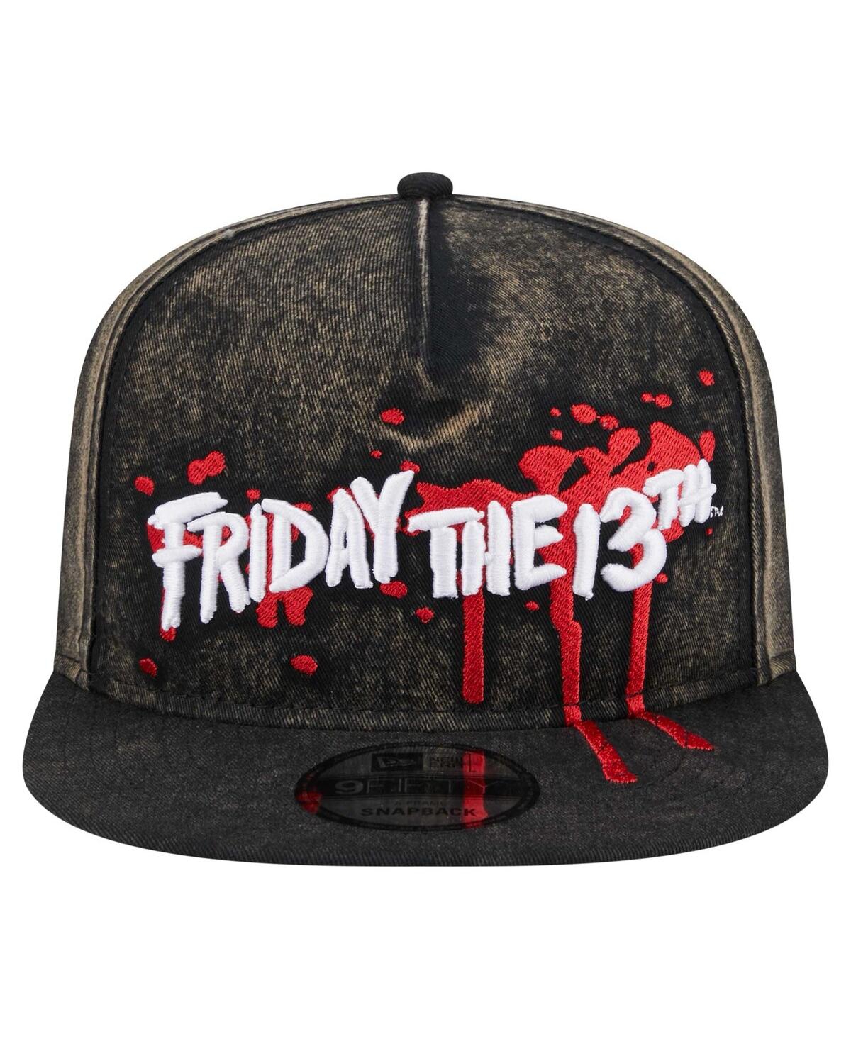 NEW ERA MEN'S BLACK FRIDAY THE 13TH 9FIFTY SNAPBACK HAT 