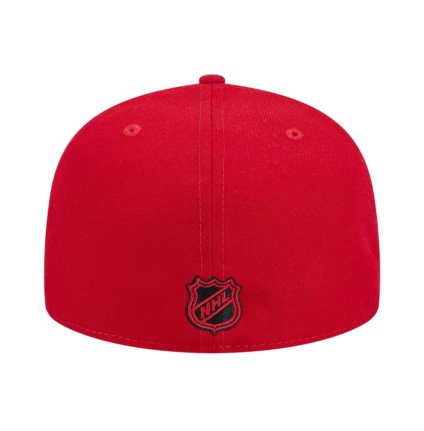 Мужские головные уборы New Era Red New Jersey Devils Core 59FIFTY Fitted Hat — фото 3
