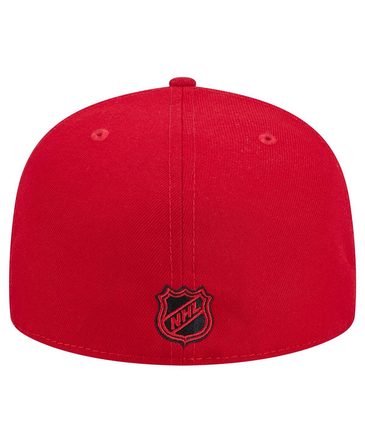 NEW ERA MEN'S RED NEW JERSEY DEVILS CORE 59FIFTY FITTED HAT 