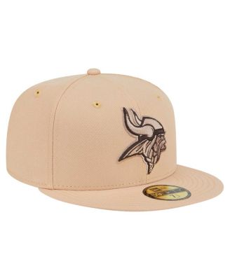 Men's Tan Minnesota Vikings Candied Pecan 59FIFTY Fitted Hat
