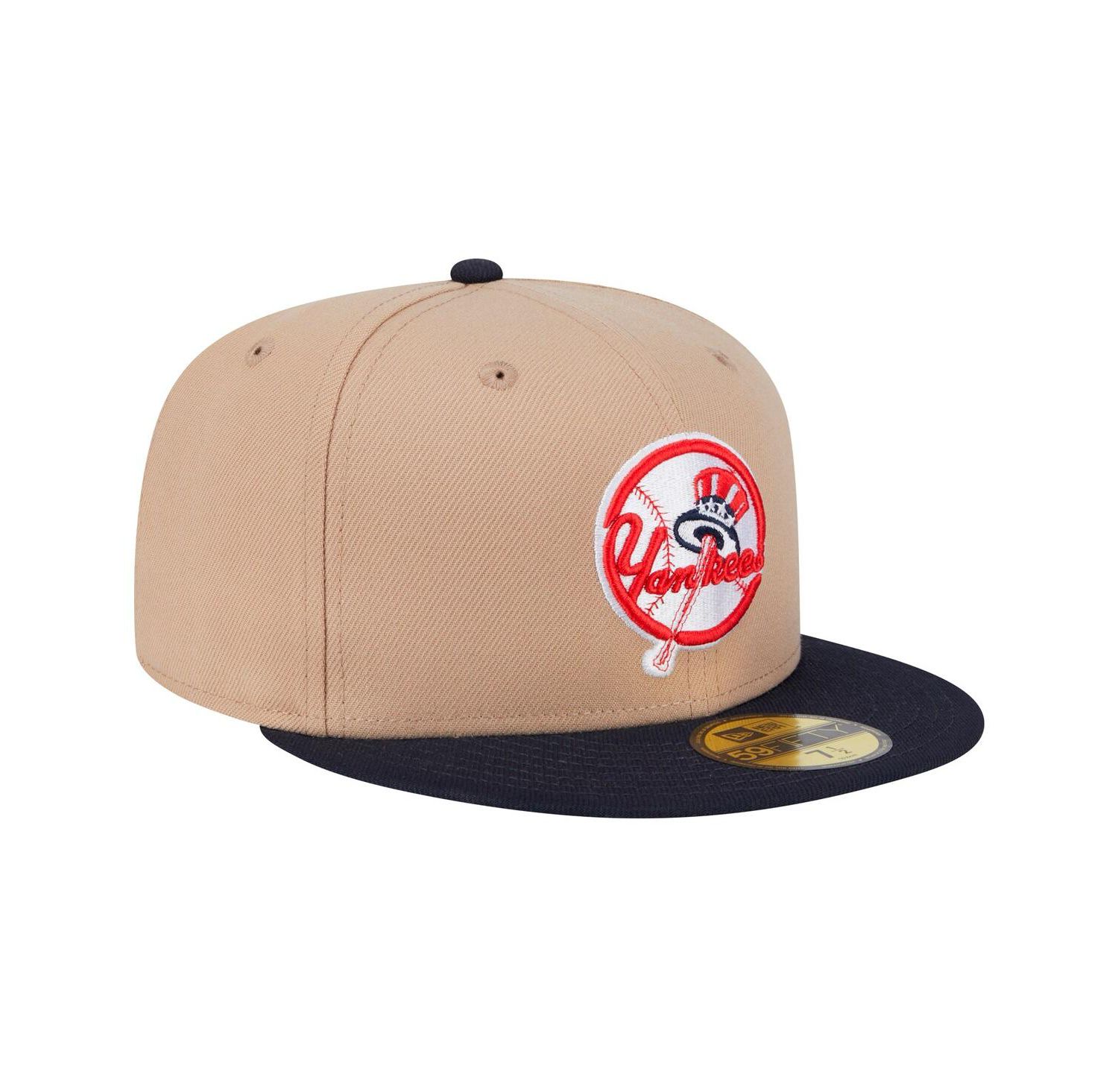 Men's Khaki New York Yankees 59FIFTY Fitted Hat