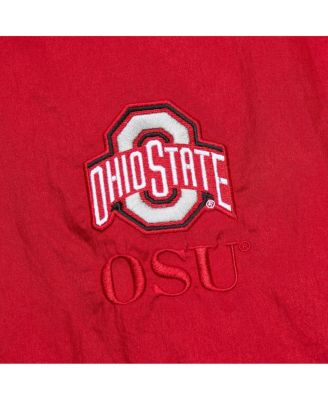 Men's Scarlet Ohio State Buckeyes Team 3.0 Anorak Half-Zip Hoodie