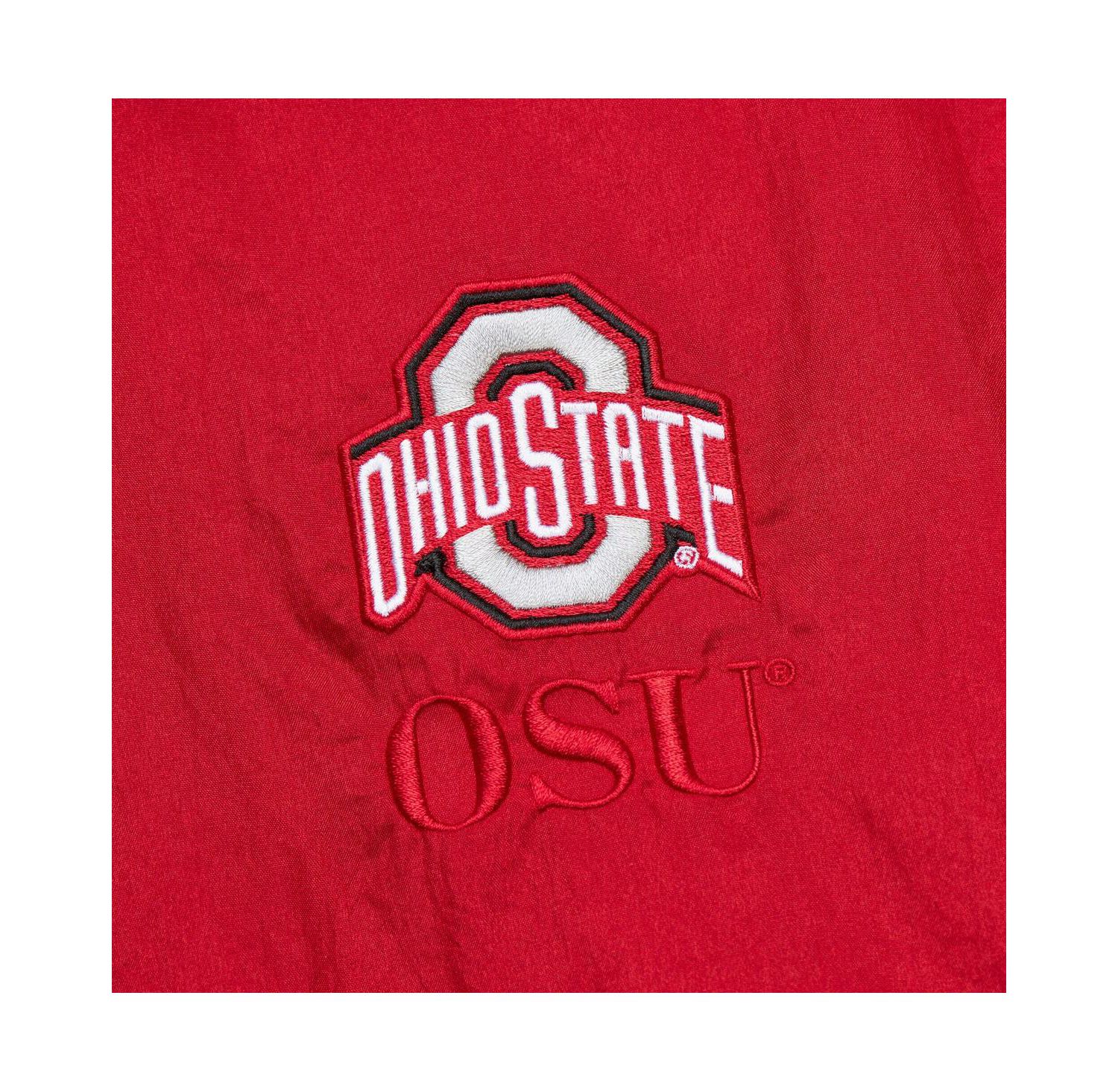 Men's Scarlet Ohio State Buckeyes Team 3.0 Anorak Half-Zip Hoodie