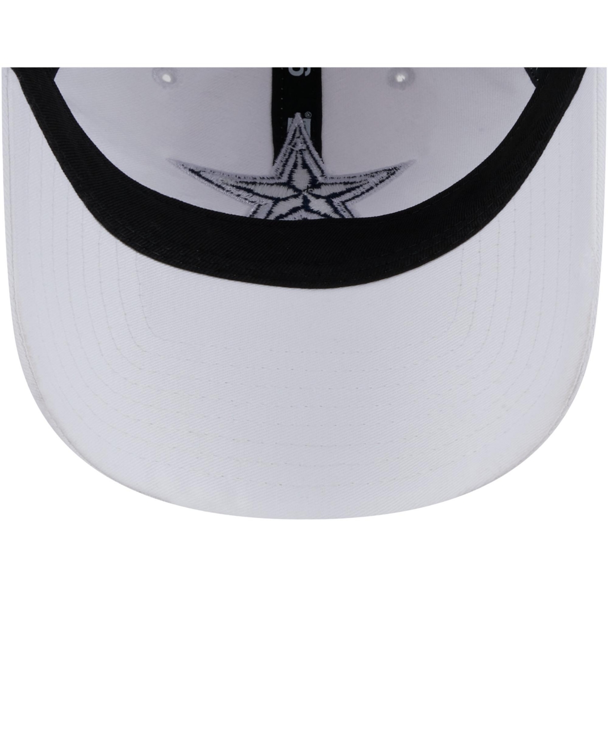 NEW ERA MEN'S WHITE DALLAS COWBOYS MAIN 9TWENTY ADJUSTABLE HAT 