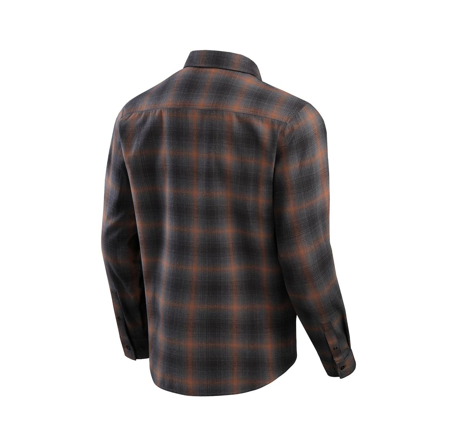Men's Charcoal Dallas Cowboys Classic Flannel Long Sleeve Button-Up Shirt