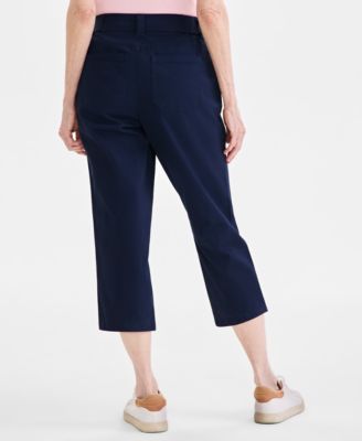 Women's Mid-Rise Comfort Waist Capri Pants, Regular & Petite, Exclusively at Macy's