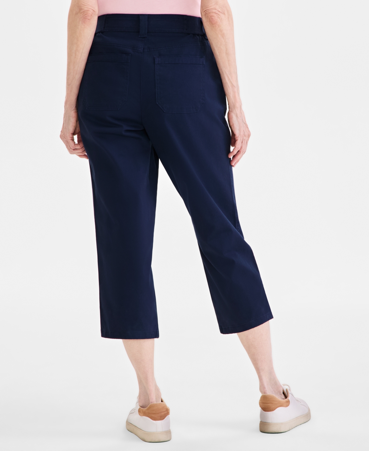 Style & Co Women's Mid-rise Comfort Waist Capri Pants, Regular & Petite, Exclusively At Macy's In Industrial Blue