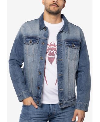 Men's Graphic Rhinestone Denim Jackets