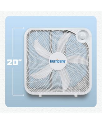 20 Inch Classic Series Floor Box Fan with 3 Efficient Speed Settings