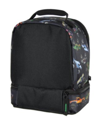 Grave Digger Megalodon Pirate&#39;s Curse Dual Compartment Lunch Box Bag