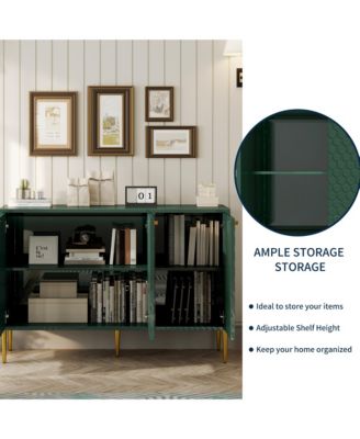 3 Door Accent Cabinet