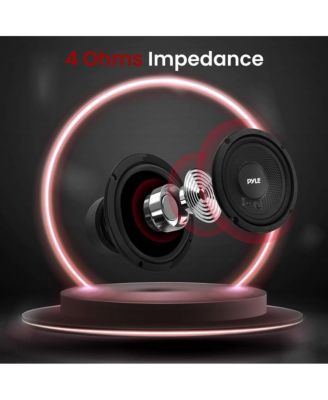 6.5" Single Voice Coil Car Subwoofer, 150 Watts, 4-Ohm