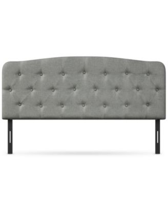 Faux Linen Headboard with Adjustable Heights