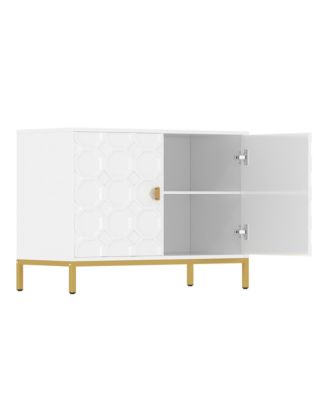 Freestanding Storage Cabinet 2-Door Accent Cabinet