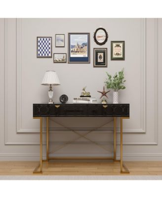 Functional Writing Desk with Ample Storage and Modern Design