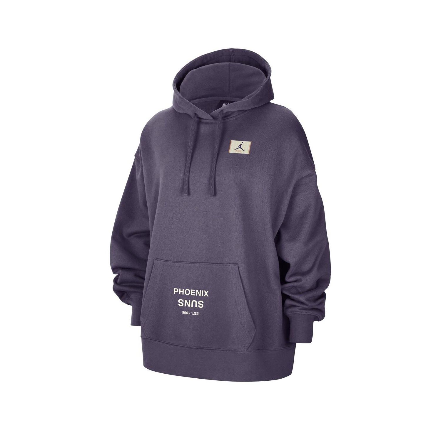 Women's Purple Phoenix Suns Courtside Statement Edition Oversized Pullover Hoodie