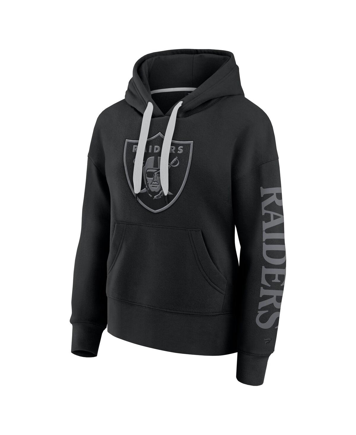 Fanatics Women's Black Las Vegas Raiders Elements Next Pullover Hoodie In Black
