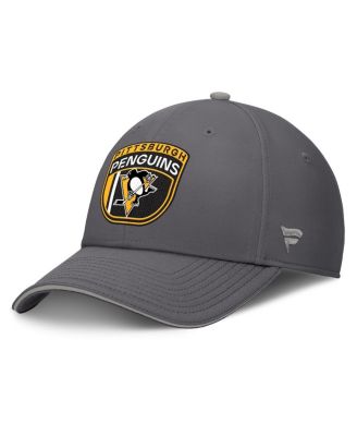 Men's Gray Pittsburgh Penguins Home Ice Flex Hat