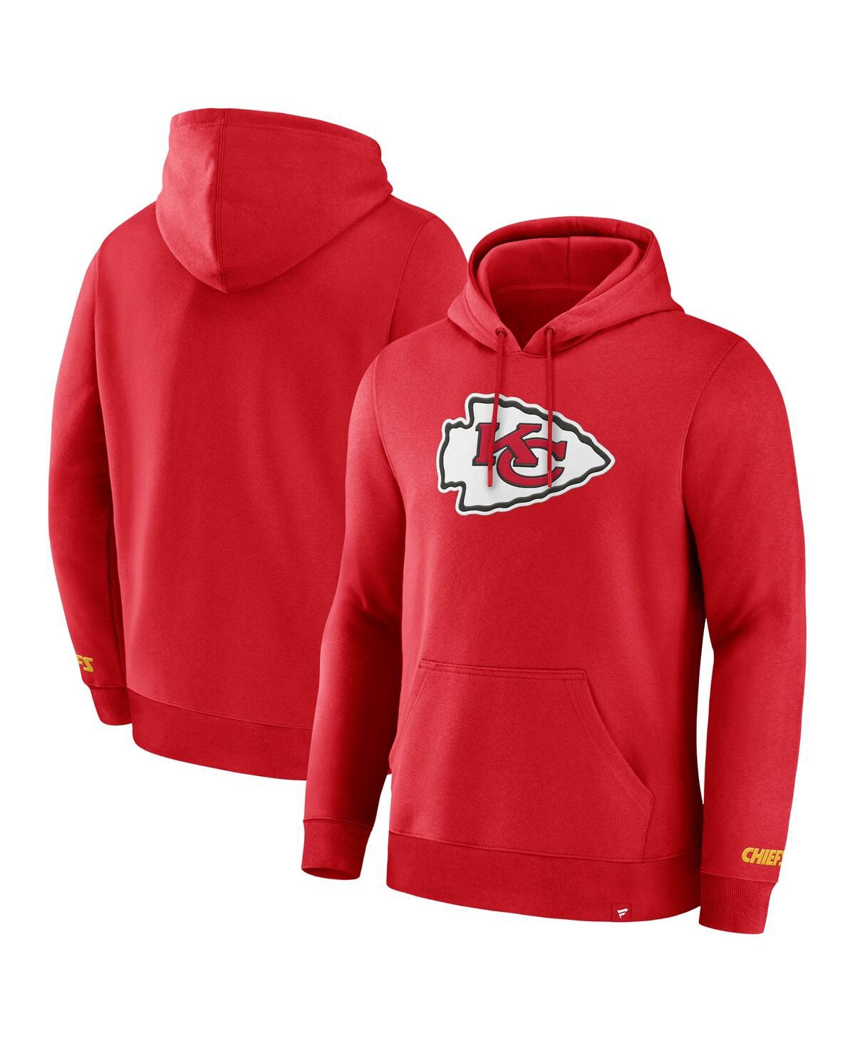 Fanatics Men's Red Kansas City Chiefs Legacy Fleece Pullover Hoodie - Red