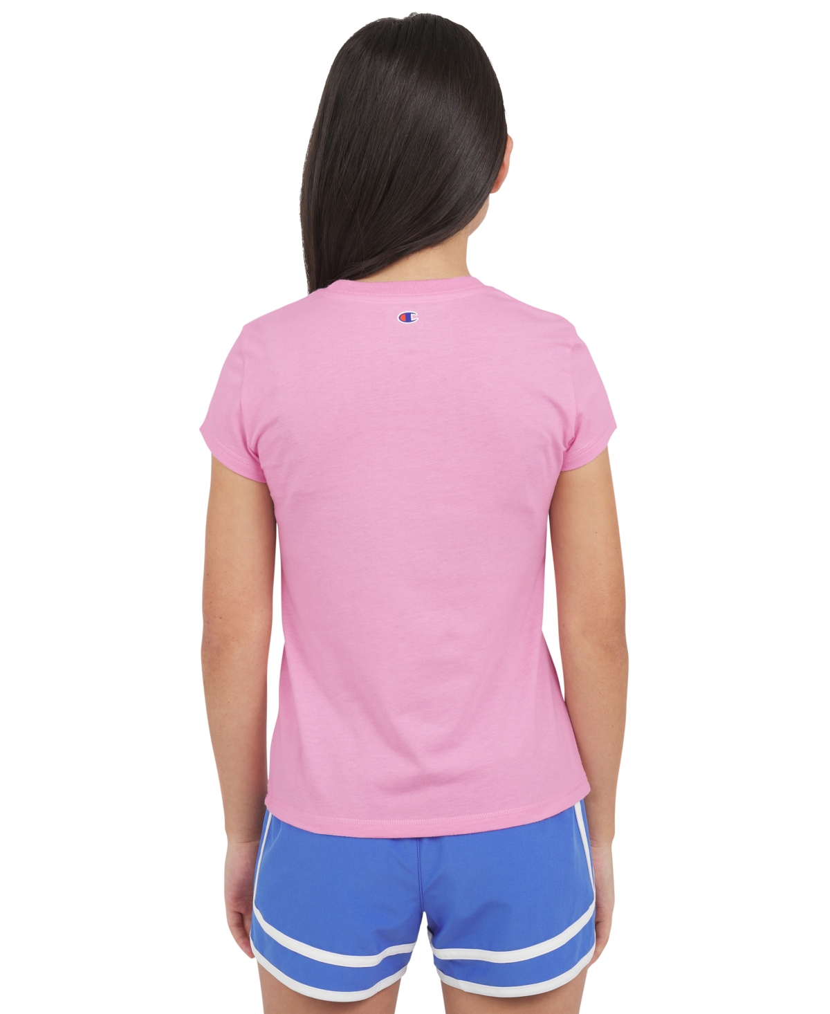CHAMPION BIG GIRLS SHORT-SLEEVE GRAPHIC T-SHIRT 