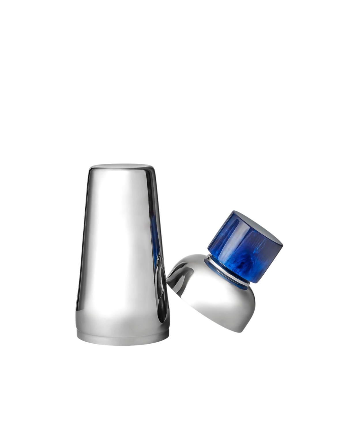 Godinger Azure Resin Cocktail Shaker In Silver