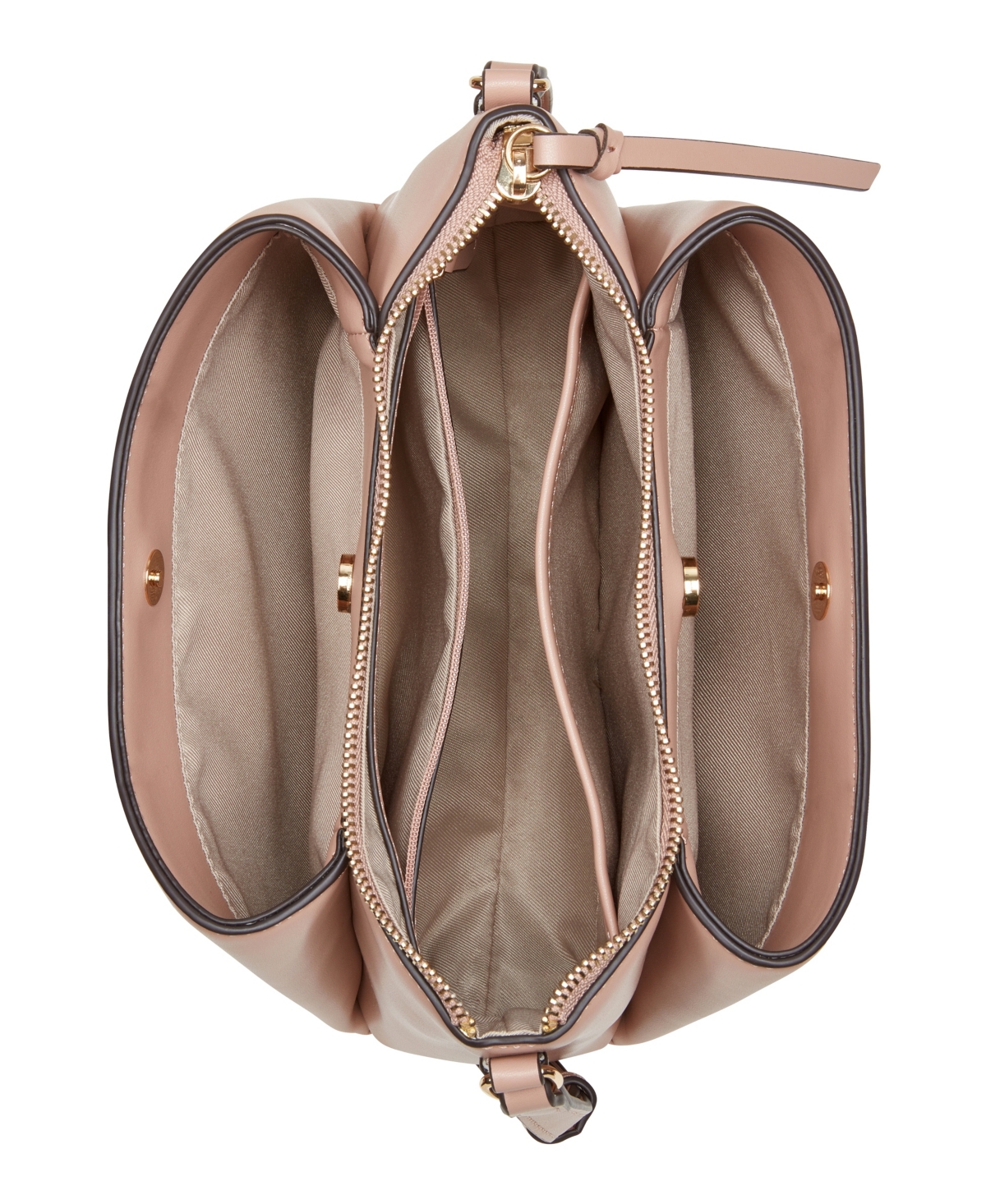 Shop Nine West Leonel 3 Comp Crossbody Bag In Blushing