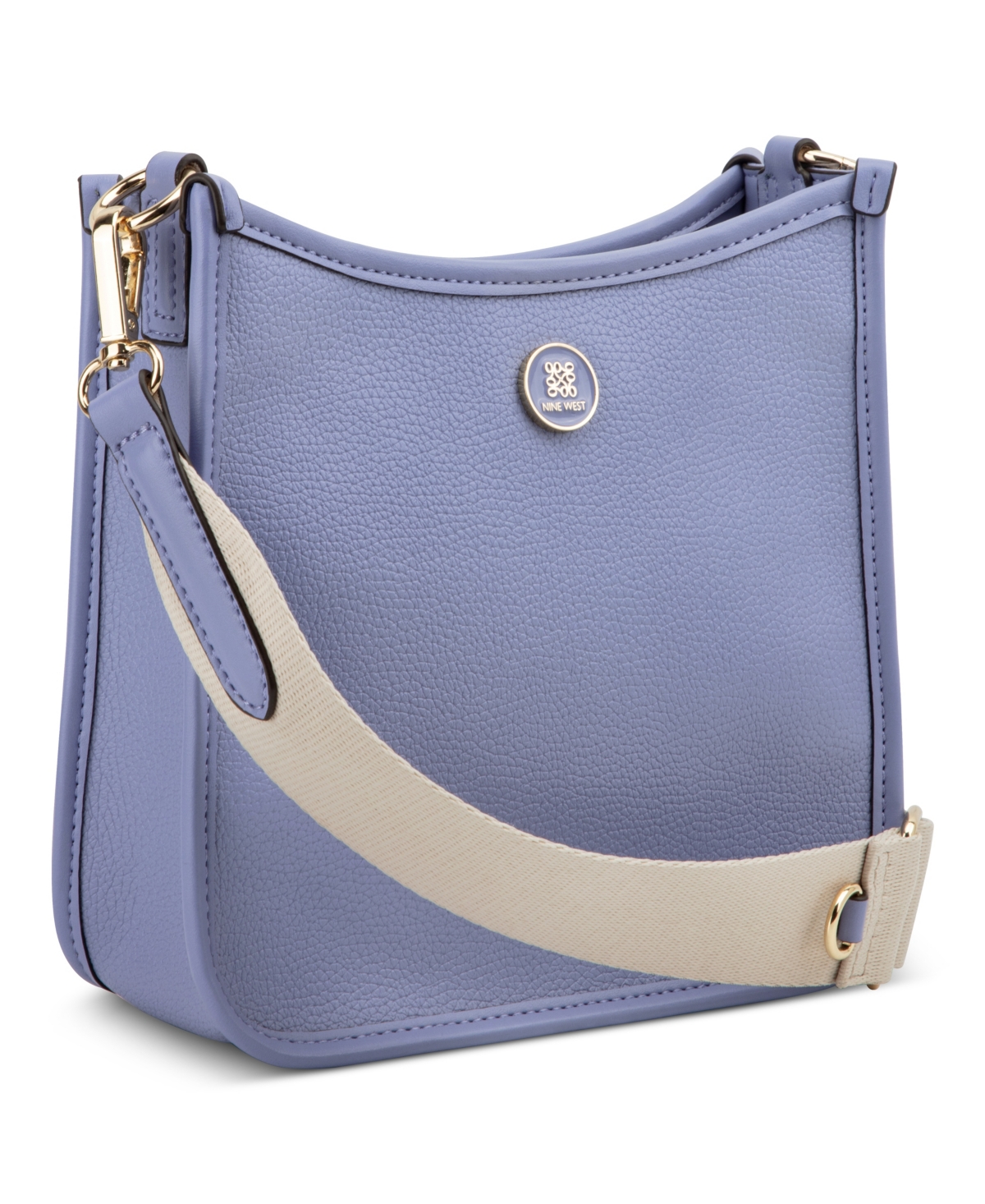 Nine West Nalini Medium Swing Crossbody Bag In Periwinkle