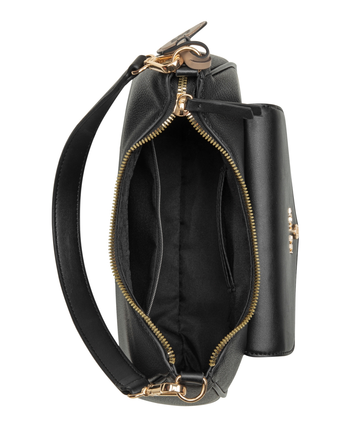 Shop Nine West Caireann Medium Shoulder Bag In Black
