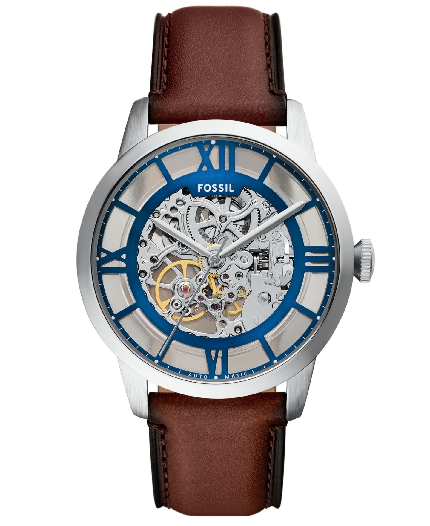 Мужские часы Fossil Townsman Automatic Stainless-Steel, 44mm — фото 1