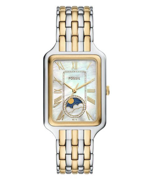 Женские часы Fossil Raquel Sun Moon Multifunction Stainless Steel Watch, 29mm