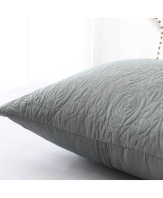 2 Pack Throw Pillow Cover Euro Sham Covers Lumbar Pillow Cover